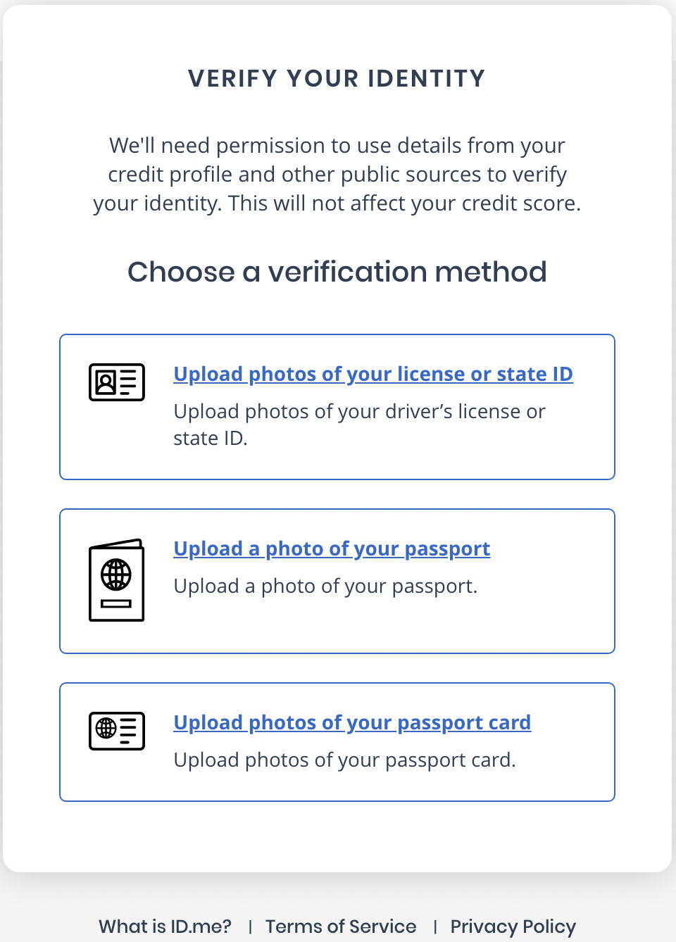 Verifying if you live outside of the United States – ID.me Help Center