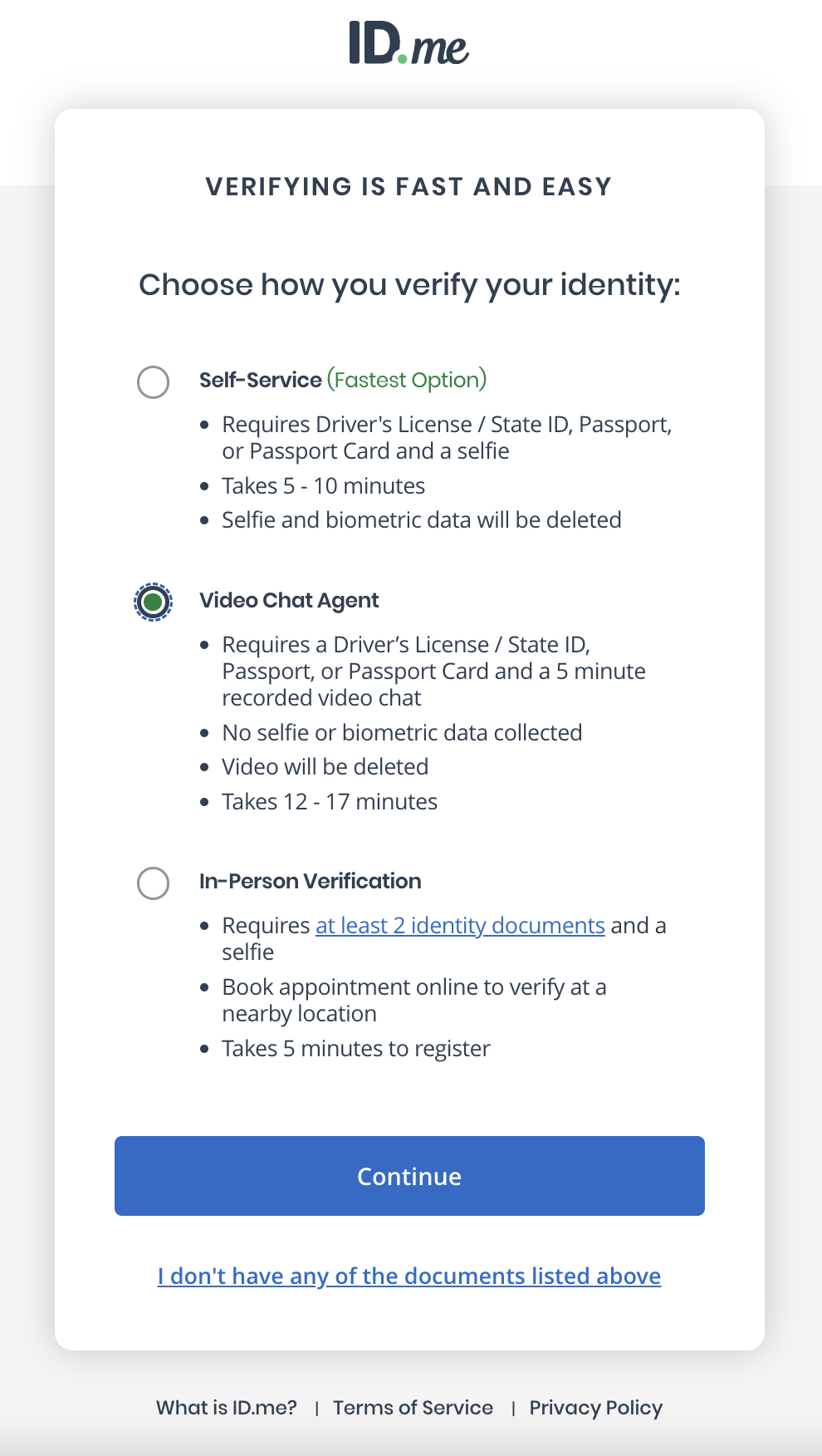 Verifying your identity for a UI claim with Nevada DETR – ID.me Help Center