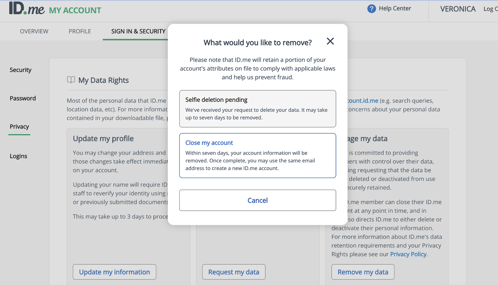 Real ID Document Pre Verification from ID.me 