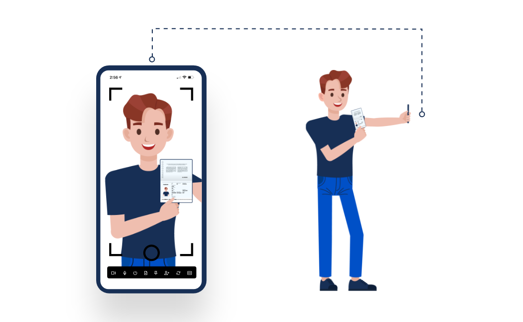 Taking video selfies using a smartphone – ID.me Help Center