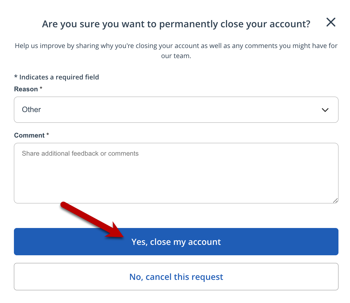 Close my account - Confirm button to close.png