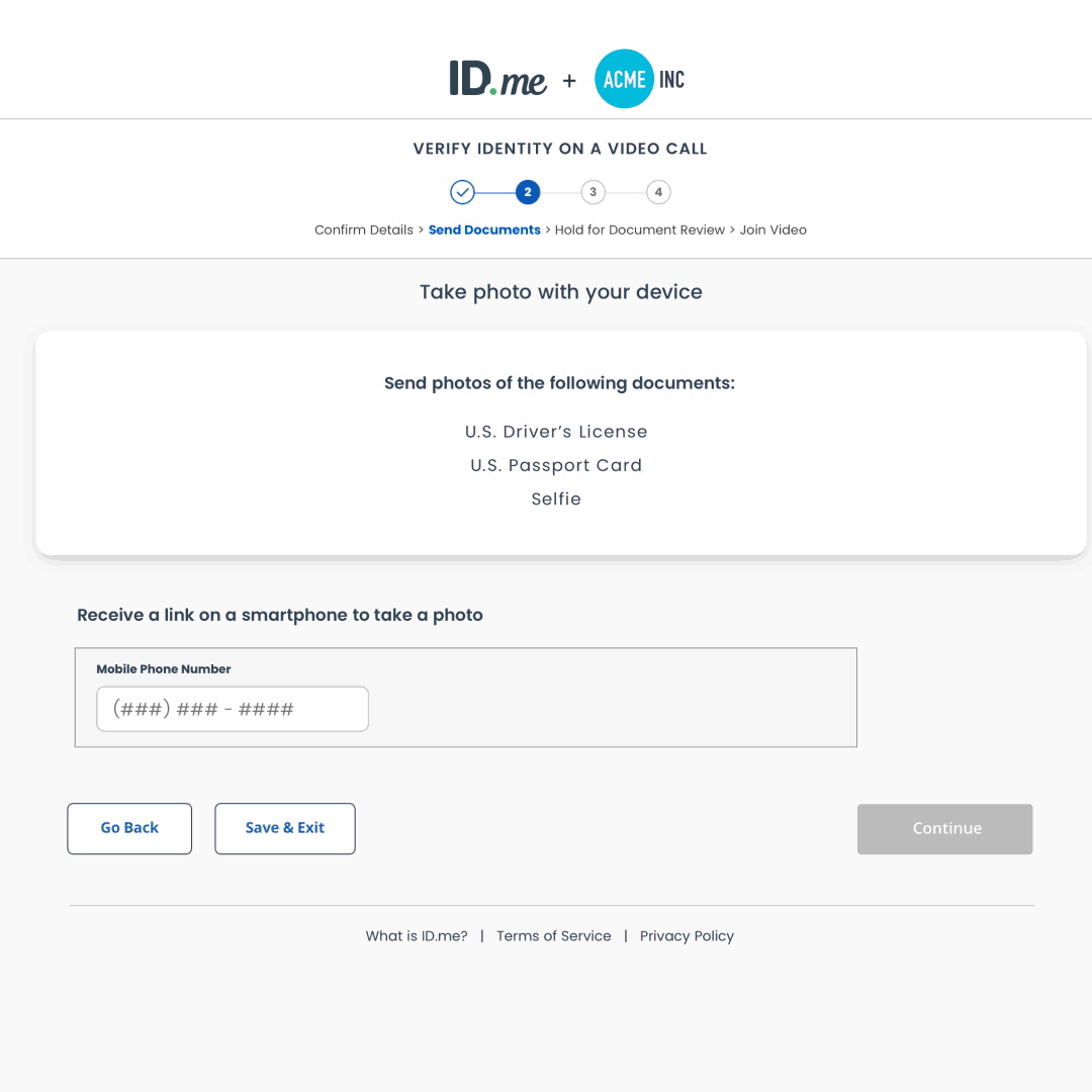 Verifying your identity on a video call ID.me Help Center