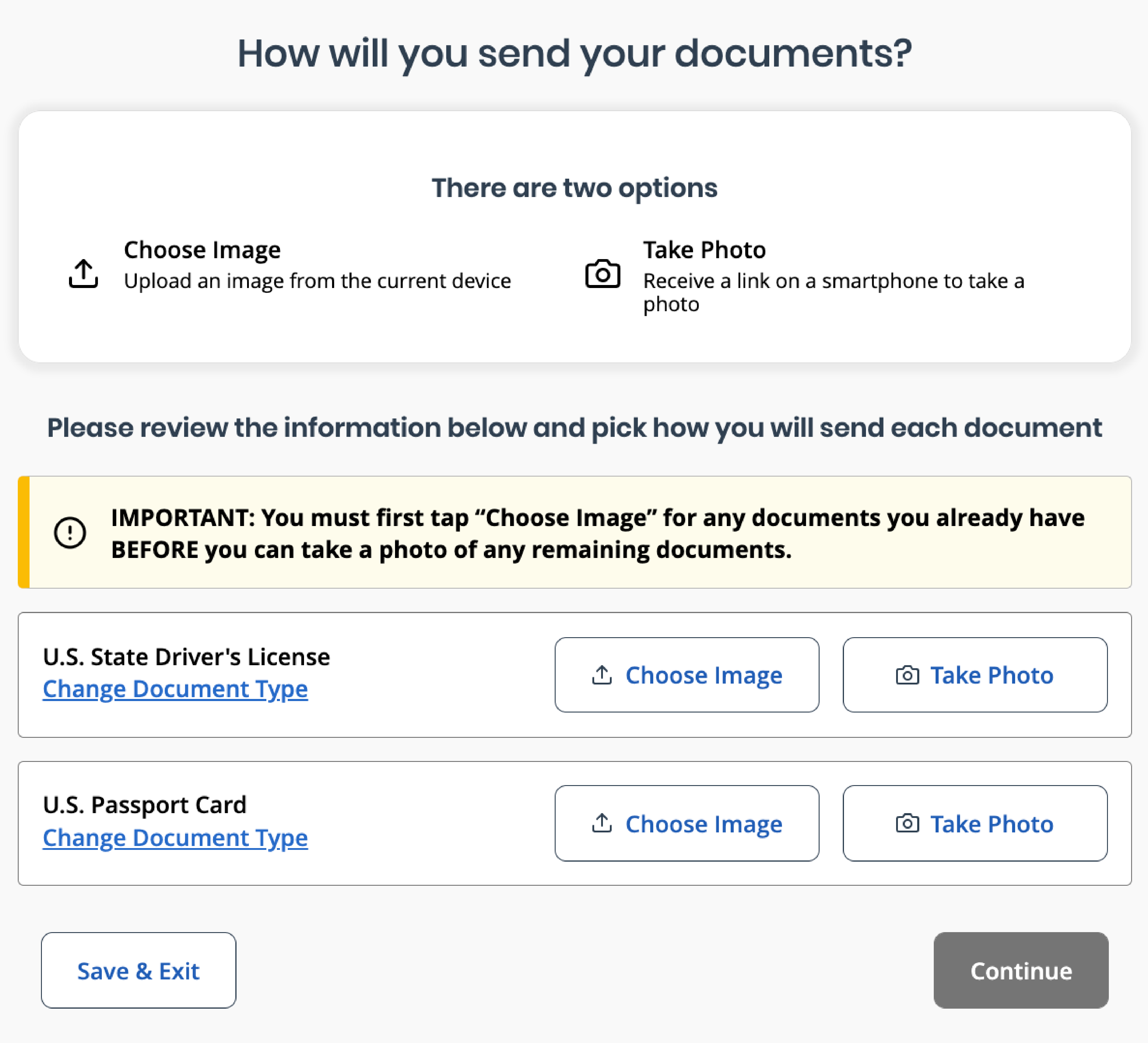 Choose_how_you_want_to_send_ID.me_your_documents_and_select_Continue._You_will_have_the_option_to_take_photos_of_the_documents_with_the_camera_app_on_your_smartphone_or_by_uploading_images_from_your_device_step.01.png